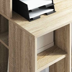 vidaXL Γραφείο Δρύς Sonoma 90 x 48 x 101,5 εκ. Επεξεργασμένο ξύλο