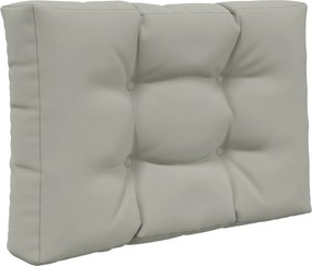 vidaXL Μαξιλάρι Καναπέ Εξωτερικού Χώρου 2 pcs Γκρι Πολυεστέρας