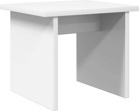 vidaXL Ντουλάπα Παπουτσιών με ράφι 2 pcs Λευκό Επεξεργασμένο ξύλο