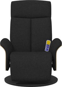 vidaXL Κάθισμα μασάζ Μαύρο 79 x 87 x 104,5 εκ ύφασμα