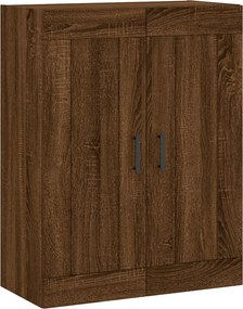 vidaXL Ντουλάπι Τοίχου Καφέ Δρυς 69,5 x 34 x 90 εκ. από Επεξεργ. Ξύλο