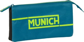 Κασετίνα Munich Land Μαύρο Πράσινο 22 x 12 x 3 cm