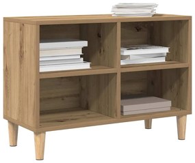 vidaXL Ντουλάπι TV Καφέ 69.5 x 30 x 50 εκ. Επεξεργασμένο ξύλο