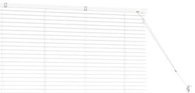 vidaXL Ρολό Παραθύρου με κουρτίνες Λευκό Αλουμίνιο