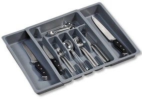Οργανωτής σκευών Kesper 30087, 29-50cm, 8 θήκες, Γκρι
