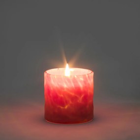 Κερί σε βαμμένο γυάλινο δοχείο, Kivia