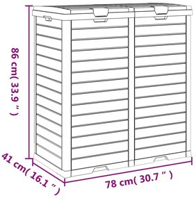 ΕΞΩΤΕΡΙΚΟΣ ΚΑΔΟΣ ΑΠΟΡΡΙΜΜΑΤΩΝ ΜΑΥΡΟΣ 78X41X86 ΕΚ ΠΟΛΥΠΡΟΠΥΛΕΝΙΟ 364173