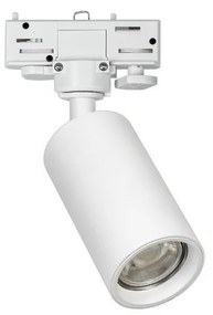 Σποτ Μαγνητικής Ράγας Lape VK/04350G/TR/W 3-phase GU10/PAR16 max 12W Led L11cm IP20 White VKLed