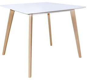 Τραπέζι MARTIN 80x80cm Άσπρο