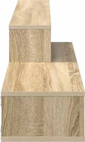 vidaXL ΡάφιΤηλεόρασηςΤοίχου 150x25x28,5εκ Επεξεργασμένο ξύλο