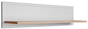 MATIS Επιτοίχιο ράφι ALBA κανέλα/ λευκό 87,5x22x22 MATIS890577