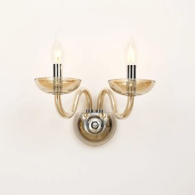 Απλίκα Τοίχου Aca Lunaria BLK82182WCNC Cognac