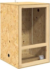 vidaXL Terrarium Καφέ 50 x 50 x 130 εκ OSB