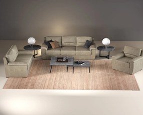 MATIS Τριθέσιος καναπές κρεβάτι Boss Μπεζ 236x90x92εκ. MATISE67278533