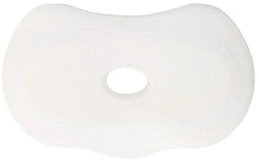 vidaXL Μαξιλάρι με μαξιλάρι Λευκό 55 x 36 x 10 εκ. Πολυεστέρας