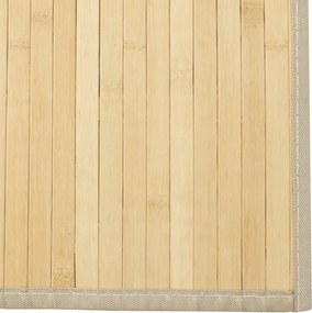 vidaXL Χαλί Ορθογώνιο Φυσικό 100 x 400 εκ. Μπαμπού
