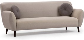 Καναπές Τριθέσιος Enna 560ARE1330 220x87x87cm Beige