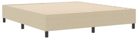 vidaXL Κρεβάτι Box Spring Ανοιχτό Πράσινο Γκρι Σούπερ Κινγκ Από Κορδέλα