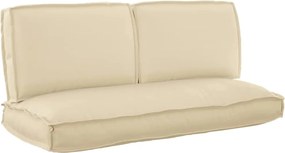 vidaXL Σετ μαξιλαριών 3 pcs Μπεζ Ύφασμα Όξφορντ