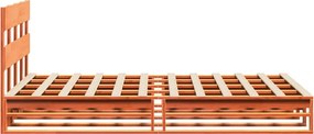vidaXL Σκελετός Κρεβ. Χωρίς Στρώμα Καφέ Κεριού 120x200 εκ Μασίφ Πεύκο