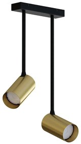 Φωτιστικό Οροφής - Σποτ Mono Long 7733 2xGU10 10W Solid Brass Nowodvorski Μέταλλο,Πλαστικό