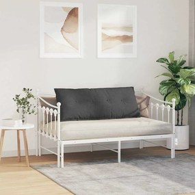 vidaXL Μαξιλάρι Πλάτης Σκούρο Γκρι 120 x 50 x 19 cm