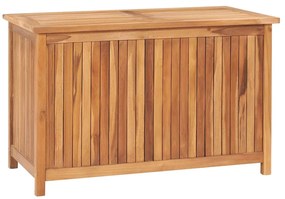 vidaXL Μπαούλο Αποθήκευσης Κήπου 90 x 50 x 58 εκ. από Μασίφ Ξύλο Teak