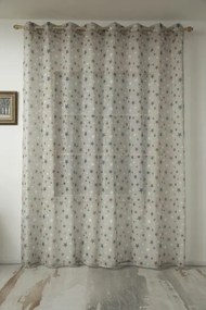 Beauty Home Κουρτίνα Art 6120 280x280 Μπεζ,Κόκκινο,Μπλε