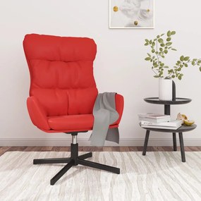vidaXL Πολυθρόνα Relax Κόκκινη από Συνθετικό Δέρμα