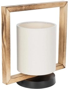 Φωτιστικό Επιτραπέζιο Cup 203-0052 28x20x28cm 1xE27 Brown-White GloboStar
