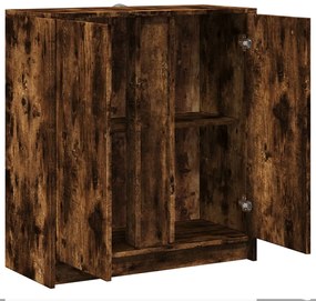 vidaXL Ντουλάπι με Φώτα LED Δρυς 77x34x85 εκ. Επεξεργασμένο Ξύλο