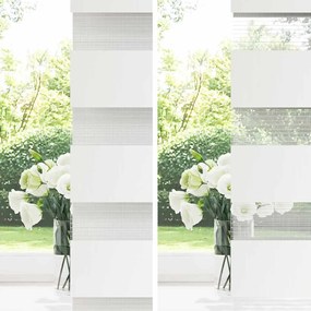 vidaXL Ρόλερ Zebra Γκρι 140 x 175cm