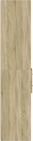 vidaXL Ντουλάπι Sonoma Δρυς 40x42,5x185 εκ. από Επεξεργασμένο Ξύλο