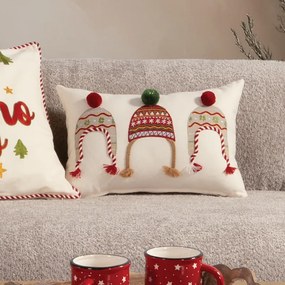 Χριστουγεννιάτικο Μαξιλάρι (30x45) Nef-Nef Homeware White Christmas