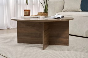 Τραπεζάκι Σαλονιού Καρυδιά SOLEIL 90x90x40