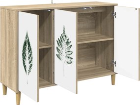 vidaXL Πλαϊνό γραφείο HANAU Sonoma 102 x 33 x 75 εκ.
