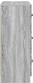 vidaXL Ντουλάπι με Συρτάρια 66 x 34,5 x 87 εκ. Επεξεργασμένο Ξύλο