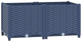 vidaXL Ζαρντινιέρα 80 x 40 x 38 εκ. από Πολυπροπυλένιο