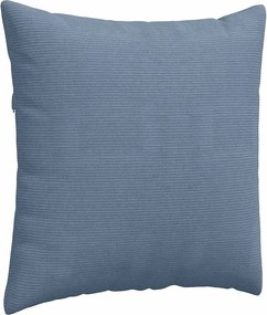 vidaXL Μαξιλάρι Καναπέ 2 pcs Μπλε 60 x 60 cm Υφασμάτινο Κορντουρά