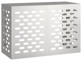 vidaXL Κάλυμμα AC  90x40x60 εκ Ανοξείδωτο Ατσάλι