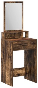 vidaXL Τουαλέτα με Συρτάρια Καπνιστού Δρυ 50x41x140 εκ