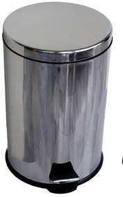Χαρτοδοχείο Επίτοιχο Υ39cm Φ26cm 12lt Inox