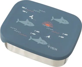Fresk Δοχείο Φαγητού με καπάκι σιλικόνης Shark