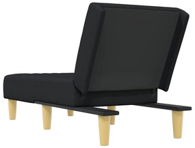 vidaXL Ανάκλιντρο Μαύρο Υφασμάτινο