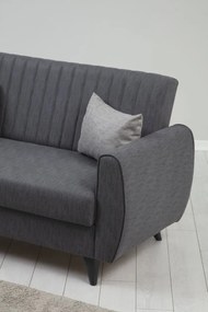 2-Seat Sofa-Bed Alkon - Dark Grey Dark Grey