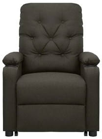 vidaXL Πολυθρόνα Μασάζ με Ανύψωση Taupe Υφασμάτινη