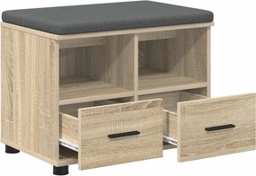 vidaXL Παγκάκι Χαλωρίου Δρύς Sonoma 60 x 38 x 46 εκ