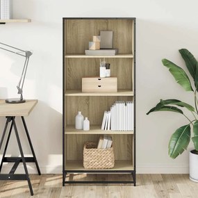 Βιβλιοθήκη Sonoma Oak 60x35x139 cm Ξύλινη κατασκευή - Καφέ