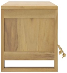 vidaXL Έπιπλο Τηλεόρασης 110 x 30 x 35 εκ. από Μασίφ Ξύλο Teak