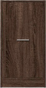 vidaXL Συρταριέρα Γενικής Χρήσης Καφέ Δρυς 40x41x77,5 εκ. Επεξ. Ξύλο